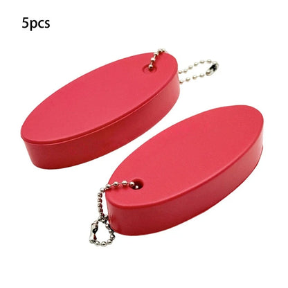 5pcs Quick-Drying Floating Keychain for Boating Fishing Swimming Kayaking
