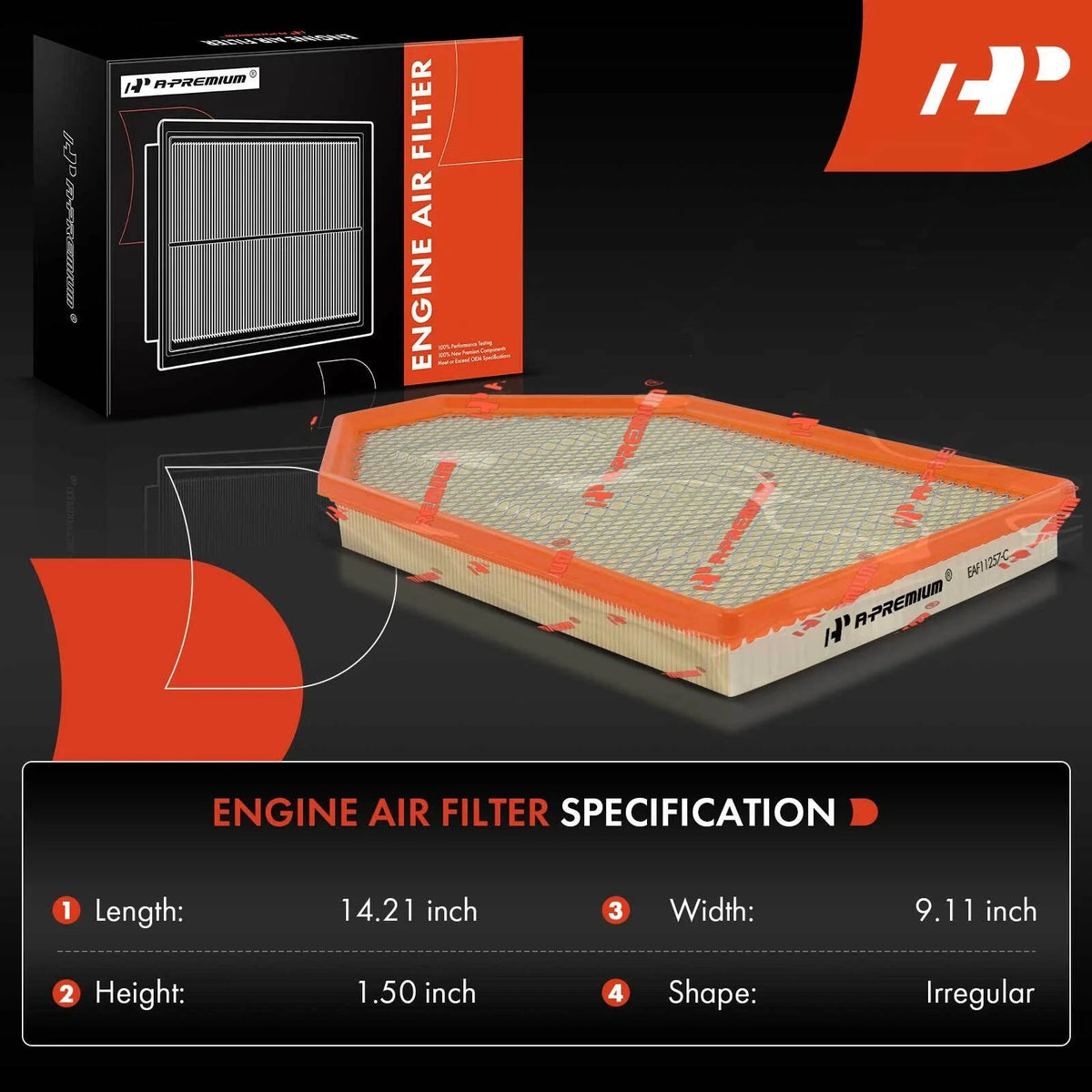 Engine Air Filter for Dodge Charger Challenger Chrysler 300 (2011–2022)