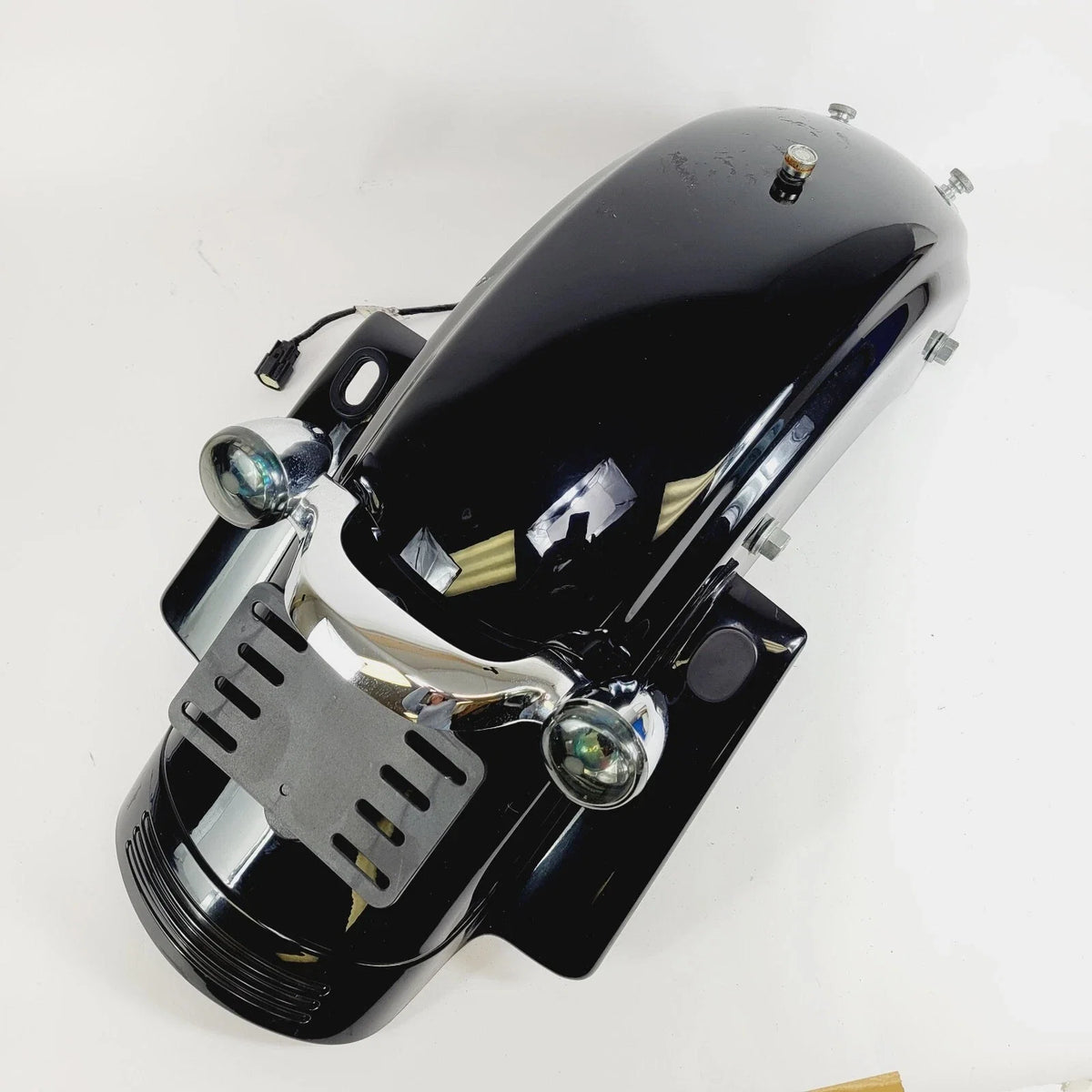 Rear Fender with Light for Harley Davidson Touring Road Street Glide (2009–2023)