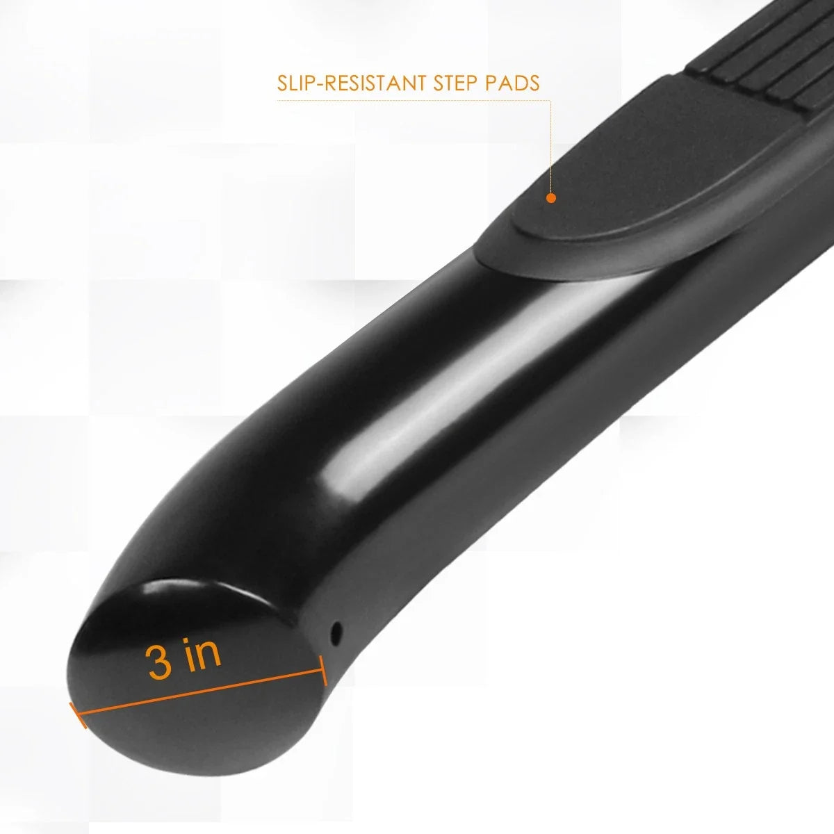 3" Side Step Nerf Bar Running Board for Silverado/Sierra Crew Cab (2019–2021)