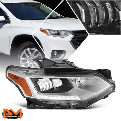 Chrome Amber Headlight for Chevrolet Equinox (2018–2021)