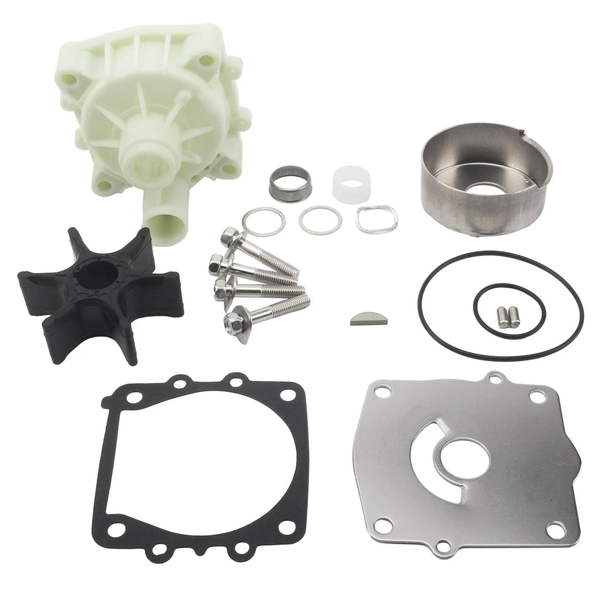 Water Pump Impeller Repair Kit for Yamaha Outboard (61A-W0078-A3, 61A-W0078A1-00)