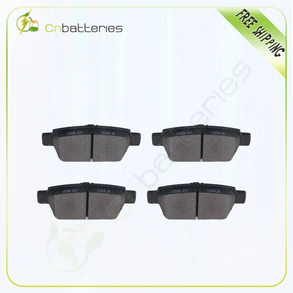 Set of 4 Metallic Brake Pads for Acura TL (2009–2014) & Honda Ridgeline (2006–2014)