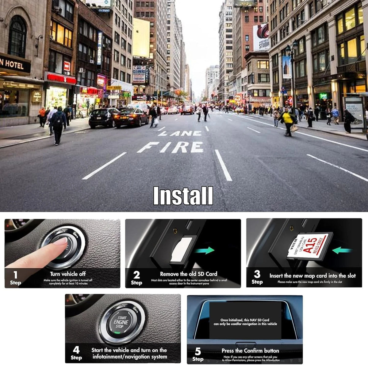A15 Navigation SD Card for Ford Lincoln Sync 2 (2026)