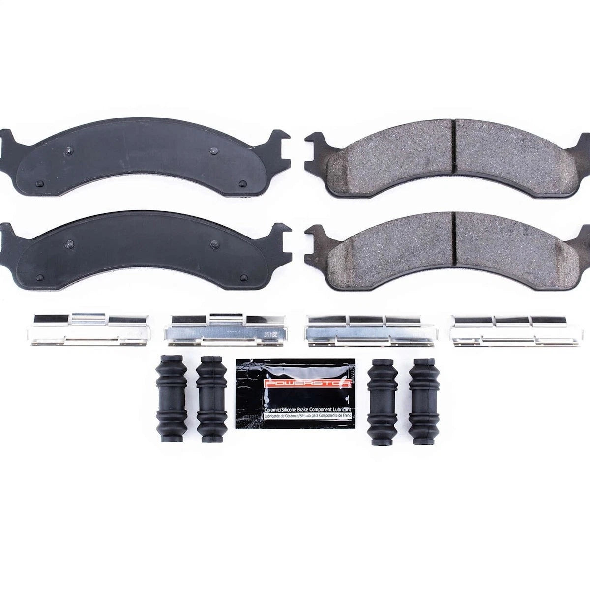 2X Powerstop Z23-821 Brake Pad Set Front for Dodge Ram 2500 3500 (2000–2002)