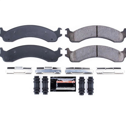 2X Powerstop Z23-821 Brake Pad Set Front for Dodge Ram 2500 3500 (2000–2002)