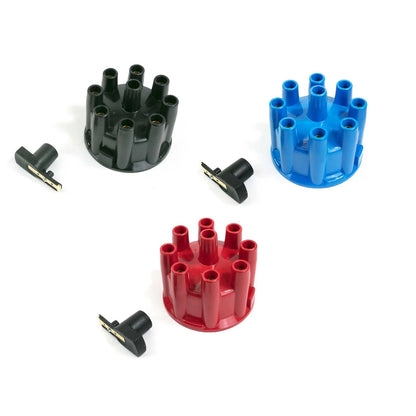 V8 Female Ready to Run Cap/Rotor for Speedway Motors (2896972-BLK)
