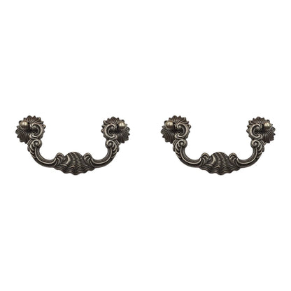 2PCS Bronze Finish Zinc Alloy Double Hole Handle for Cabinet Wardrobe Door