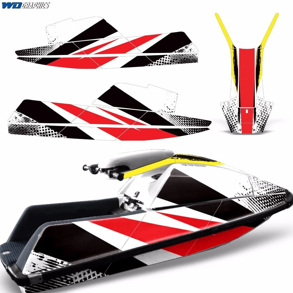 Graphic Decals Stickers for Yamaha Superjet Jet Ski (Square Nose RS NL)