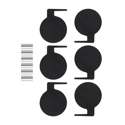 Set of 6 AR500 Steel Targets for Dueling Tree (6" x 3/8")