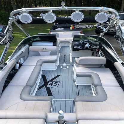 Swim Cockpit Pad for Mastercraft X20 (2016) - EVA Foam Faux Teak Deck Mat