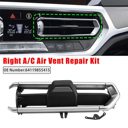 Right A/C Air Vent Repair Kit 64119855415 for BMW X5 G05 X7 G07 (2019–2021)