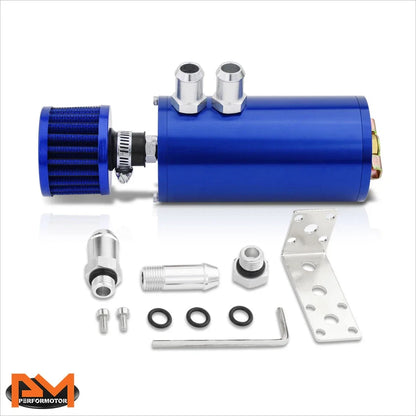 Aluminum Engine Catch Reservoir Breather Tank with Air Filter for