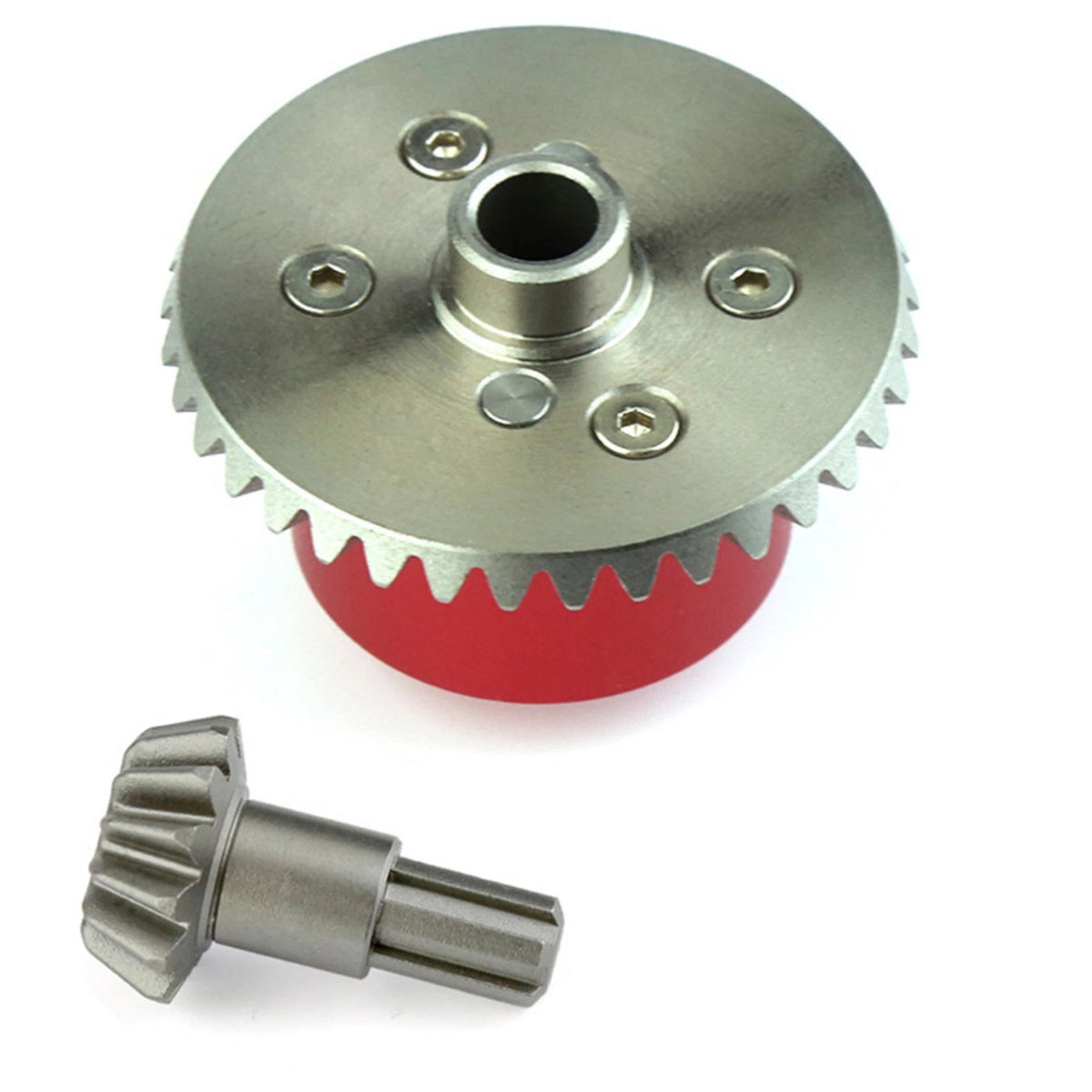 Red Metal Gear Differential Case for Granite/Senton/Vorteks/Vendetta 4X4 (1/10)