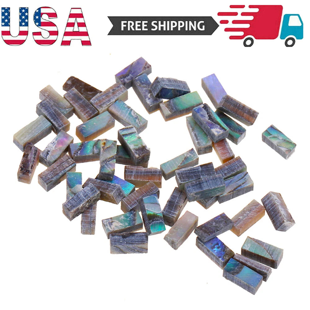 100pcs Abalone Shell Guitar Binding Inlay Purfling Strip 1.6x1.3x4mm