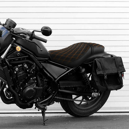 Black Driver Passenger Seat for Honda Rebel CMX300 CMX500 (2017–2022)