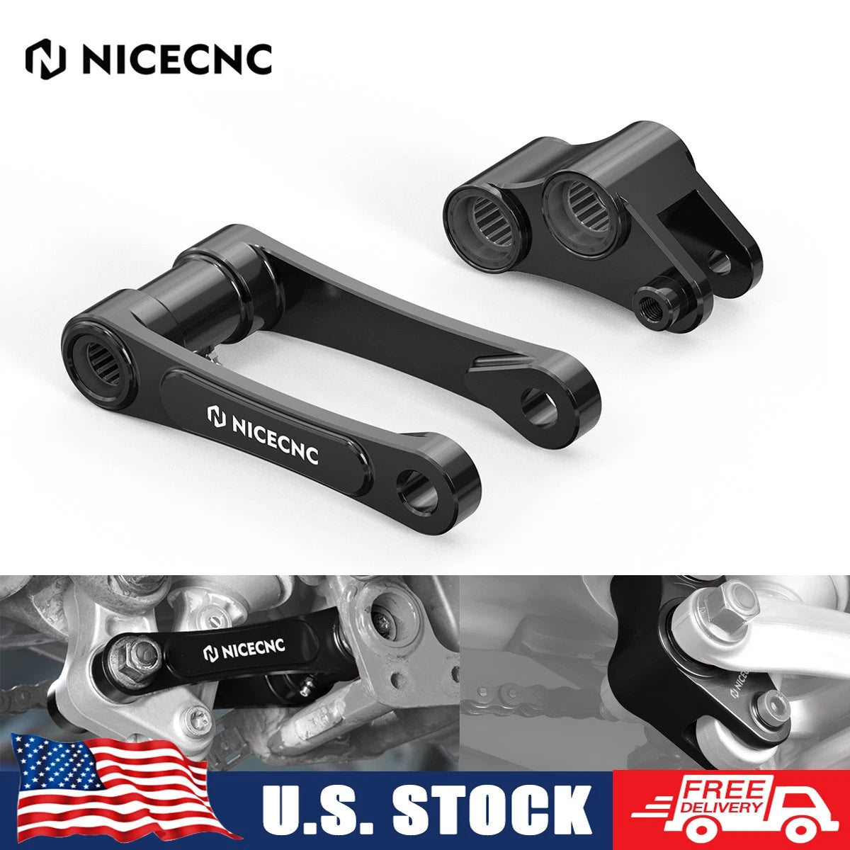 2'' Rear Suspension Lowering Link Kit for Husqvarna 701 Enduro (2016–2024)