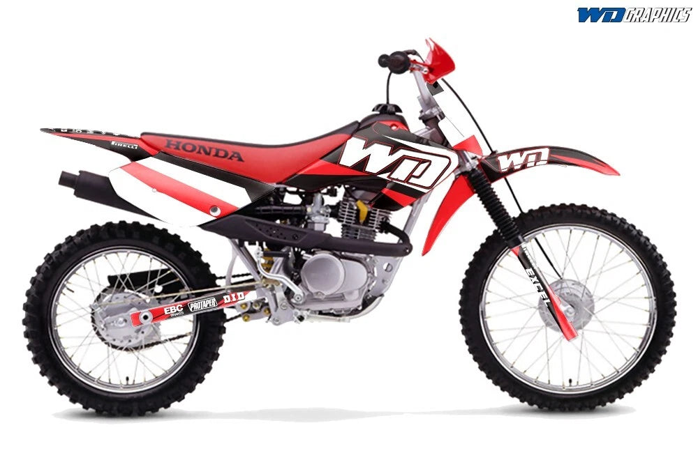 Graphic Stickers +#PLT Decals for Honda XR80R XR100R (2001–2003)