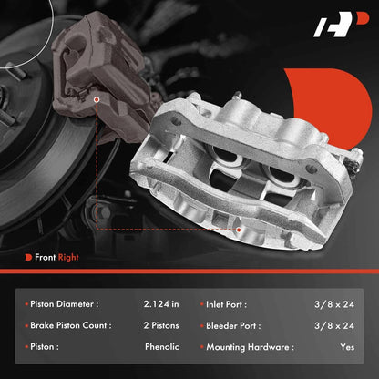 Front Right Brake Caliper for Ford F-150, Expedition, Lincoln Navigator (1997–2023)