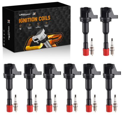 8X Ignition Coils + 8X Iridium Plugs for Honda Civic 1.3L Hybrid (2003–2005) UF-374