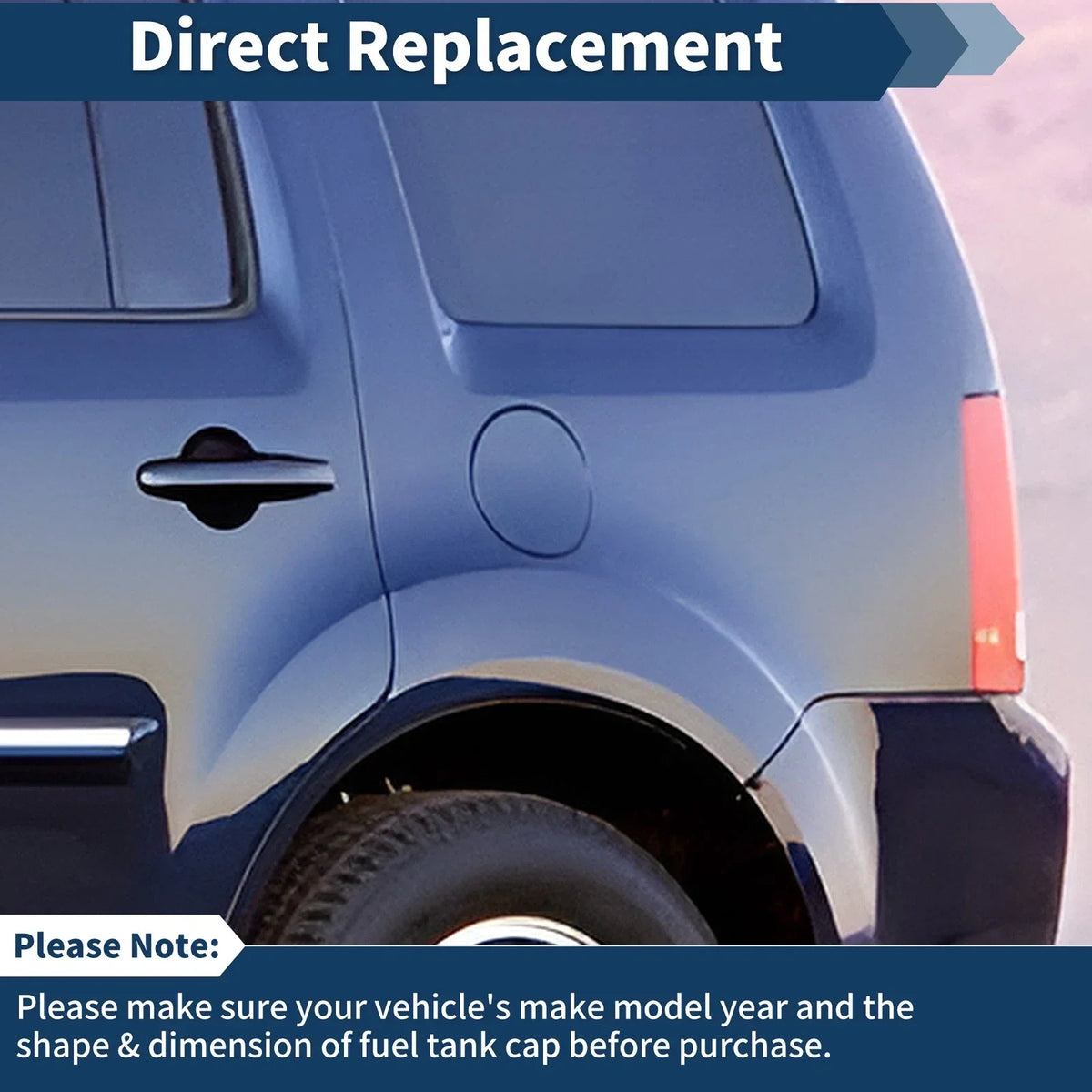 Fuel Tank Door for Honda Pilot 2009-2015 Gas Filler Door Replacement