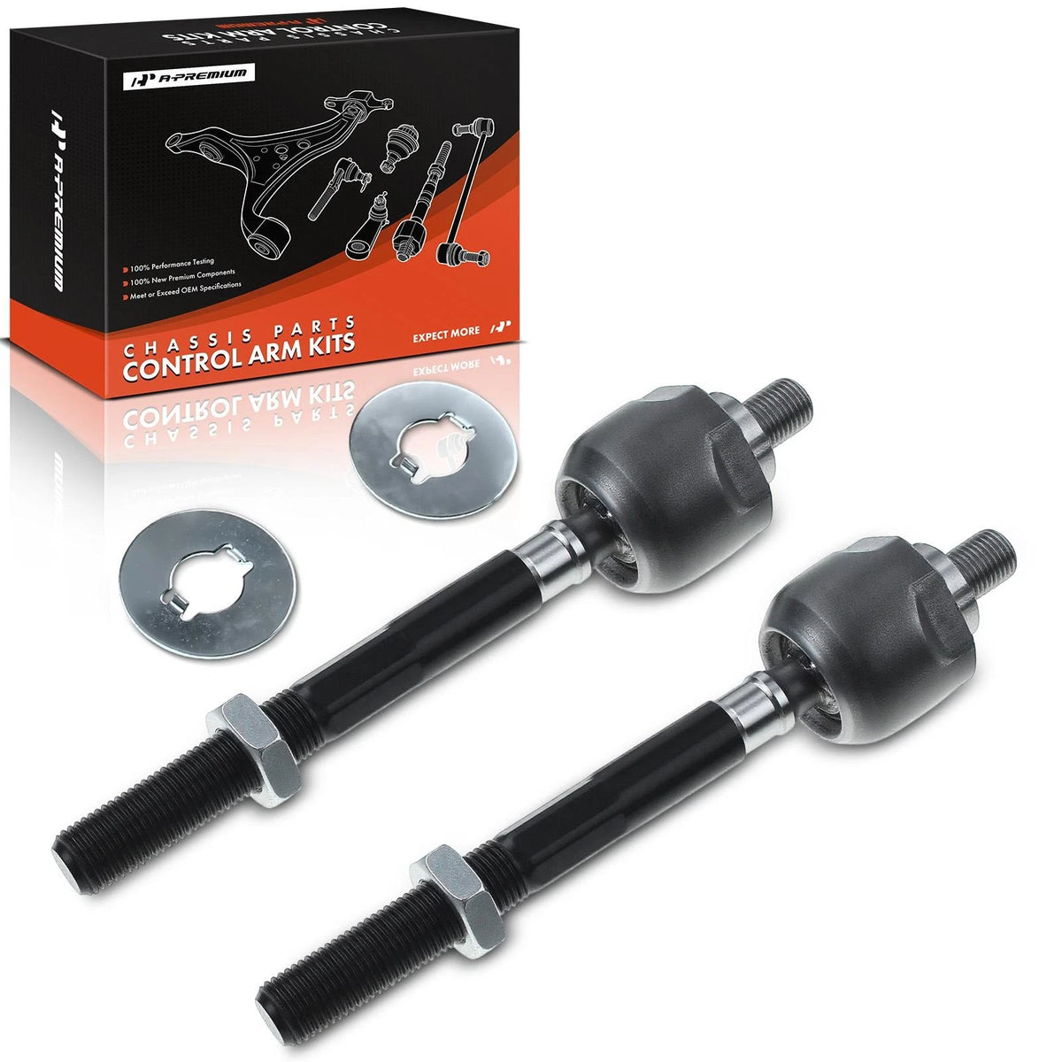 2X Front Inner Steering Tie Rod End for Honda Civic (1996–2000) 53010S04000, 53010S04J5, EV367