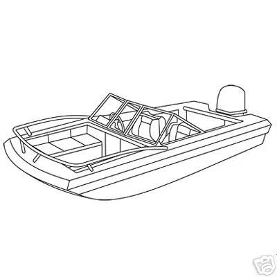 Glastron T-152 Skilight Heavy Duty Waterproof Boat Storage Cover (O/B)