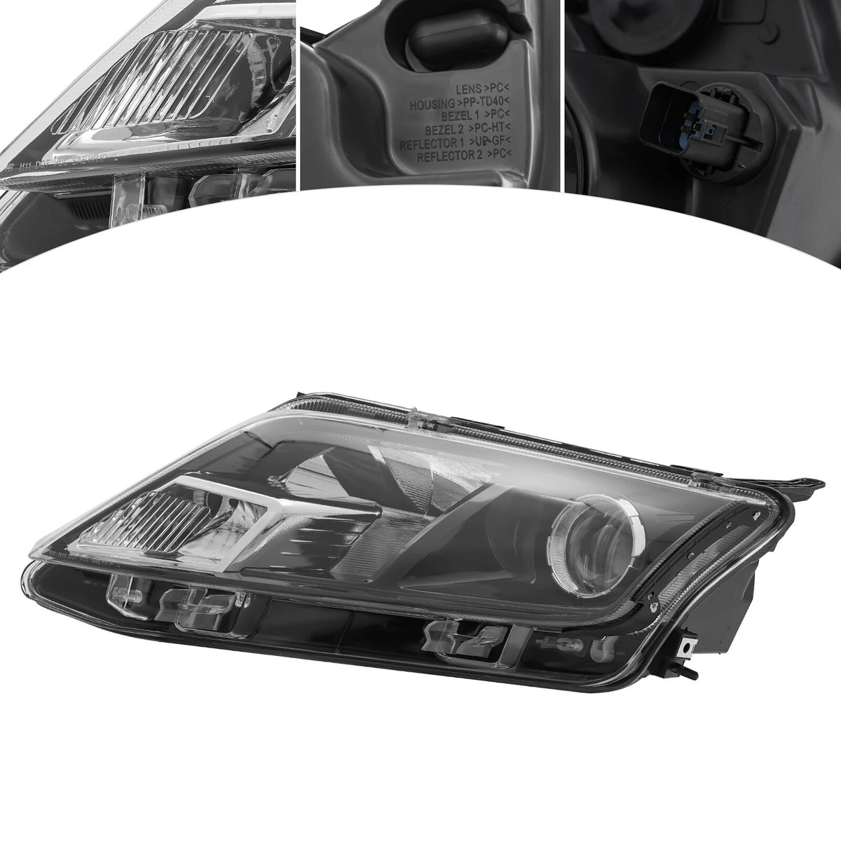 Chrome Halogen Headlights for Ford Fusion (2010–2012) 9E5Z13008B