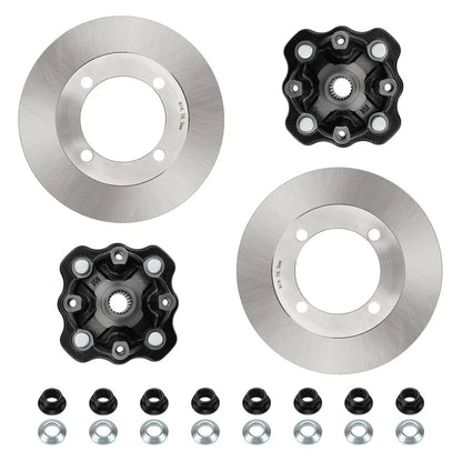 2 Front Wheel Hub & Brake Disc Rotor for Suzuki Vinson 500 (2002–2003)