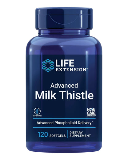Life Extension Advanced Milk Thistle for Liver Support 120 Count