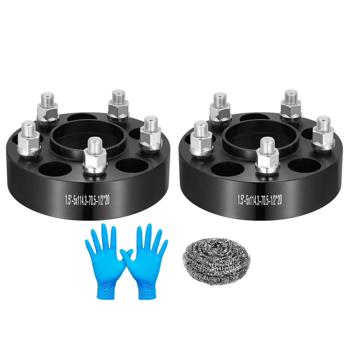 2 Pcs 1.5" Hub Centric Wheel Spacers 1/2"x20 for Mazda B4000 (1994–2010)