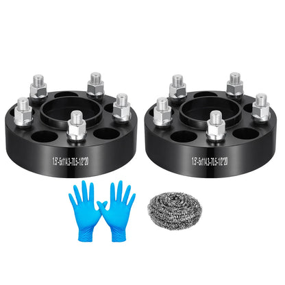 2 Pcs 1.5" Hub Centric Wheel Spacers 1/2"x20 for Mazda B4000 (1994–2010)