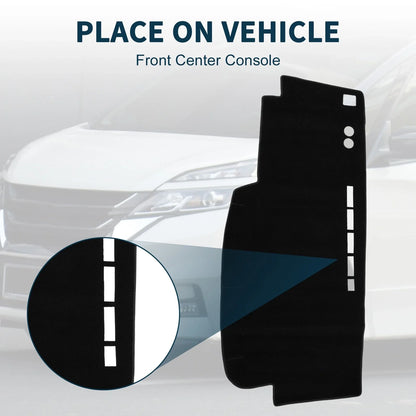 Dashboard Cover Mat for Nissan Serena C25 (2005–2010) Sun Protector Black