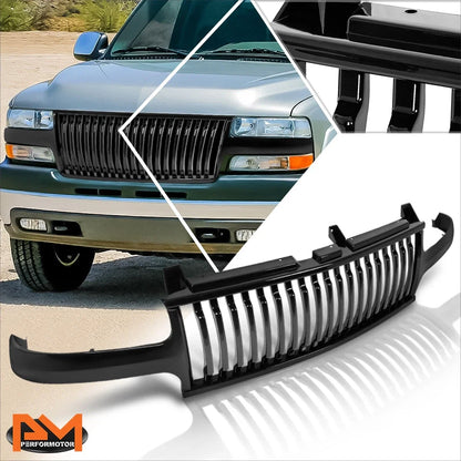 Vertical Fence Style Front Bumper Grille for Silverado Tahoe (1999–2006)