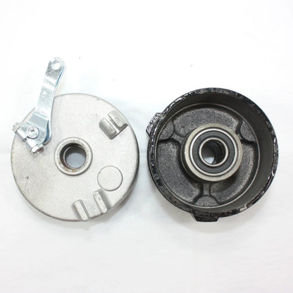 3 Stud Drum Brake Housing Wheel Hub + Shoes for 110cc 125cc Quad ATV (N/A)