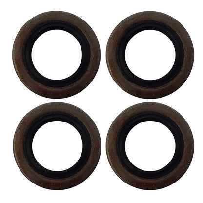 Set of 4 Double Lip Grease Seals for 2000lb Trailer Axles (BT8 Spindle)