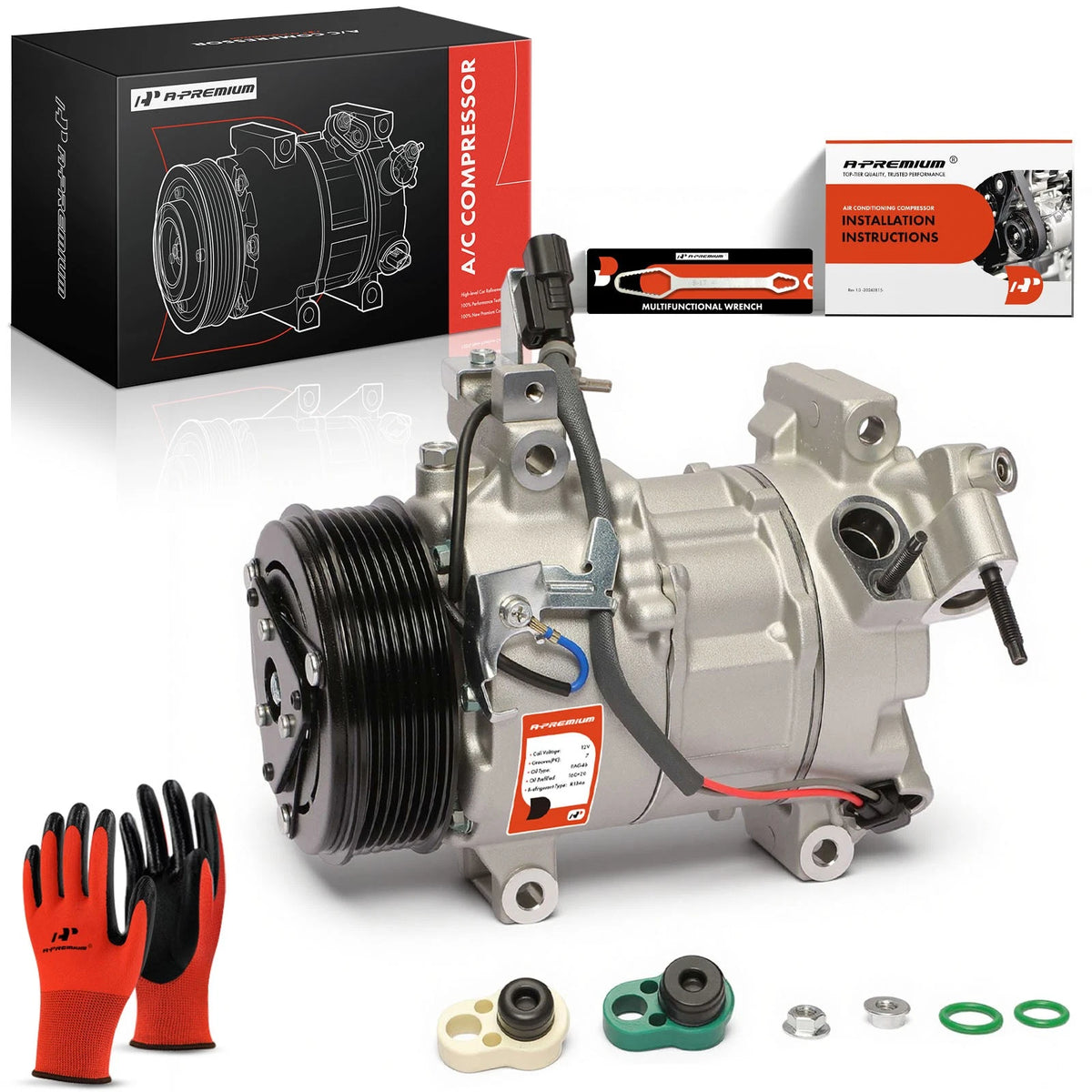 A/C Compressor with Clutch for Honda HR-V (2023–2024) 3881064SA01