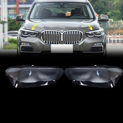 2X Headlight Lens Cover for BMW X5 X6 G05 G06 (2019–2022) Left & Right