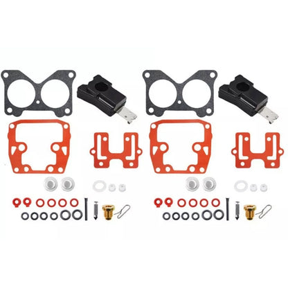 2X Carburetor Kit for Johnson/Evinrude Outboard (383906, 390055, 392550, 398526, 0439076)
