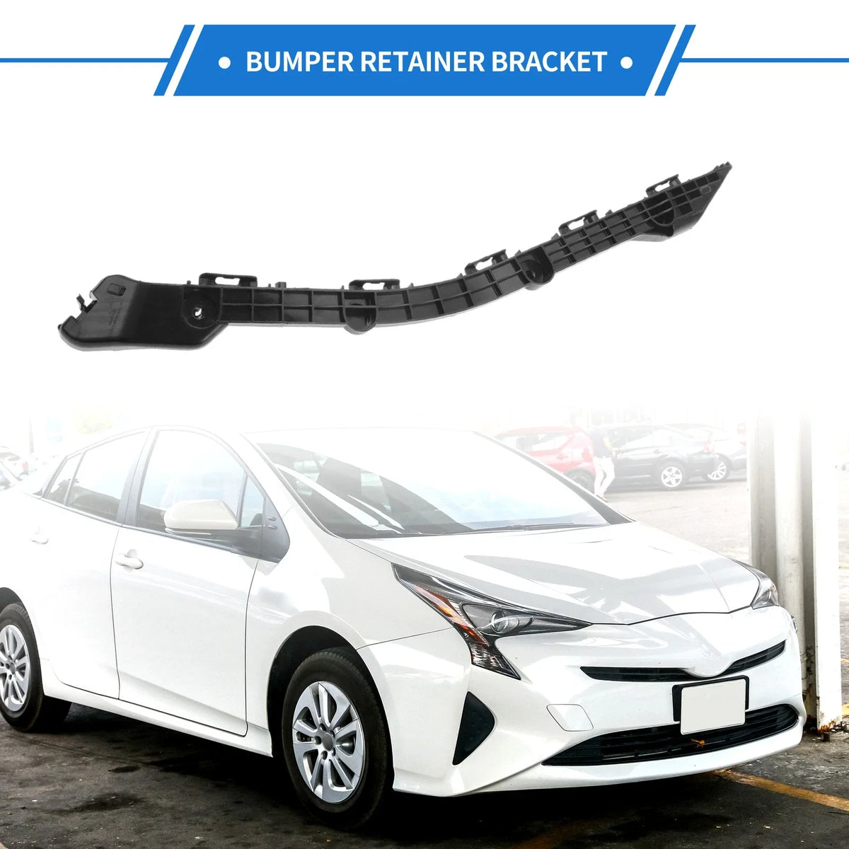 Right Rear Bumper Retainer Bracket No. 5257502110 for Toyota Corolla (2014–2019)