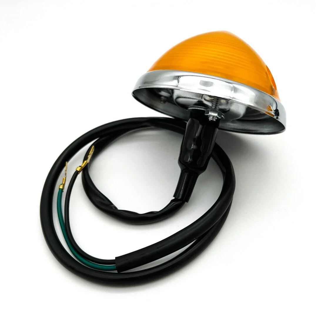 Amber Turn Signal Parking Light Assemblies Front for Chevy GMC (1955–1957)