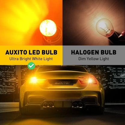 2X 1157 2357 LED Turn Signal Sidemarker Light Bulb for