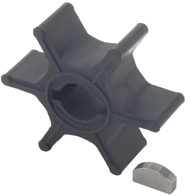 Water Pump Impeller with Key for Suzuki 2 Stroke 8 9.9 HP Outboard (17461-92D00)