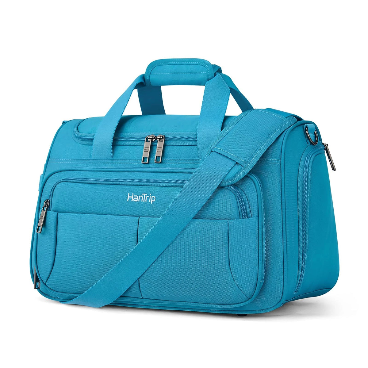 Carry On Duffel Bag for Travel (Foldable, Under Seat Personal Item)