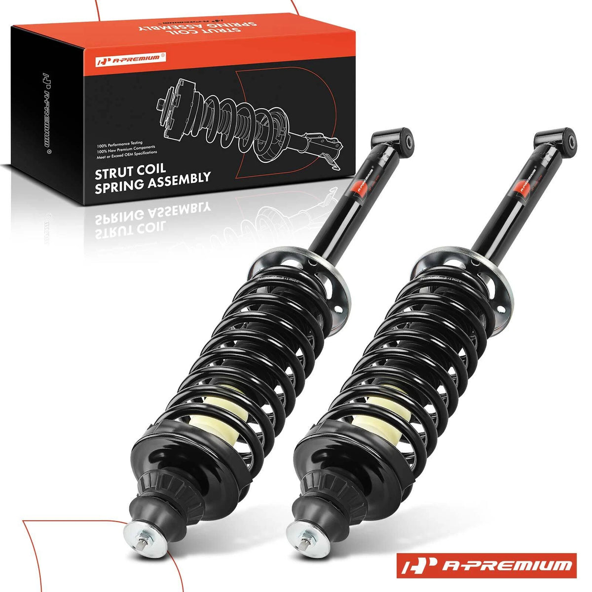 Rear Complete Strut & Coil Spring Assembly for Volkswagen Jetta (1993–1998) G57024, 28-712060, 181265, 171265