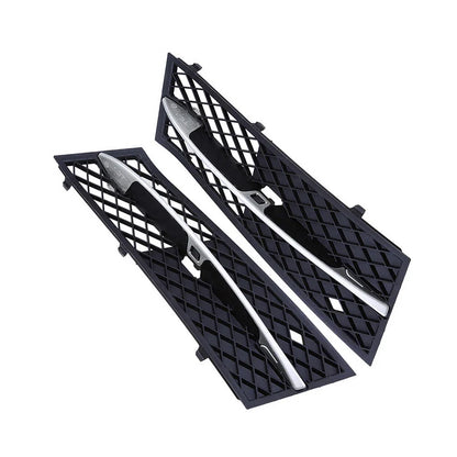 Pair Front Lower Bumper Grille Fairing for BMW 5 Series F10 F11 (2010–2013)