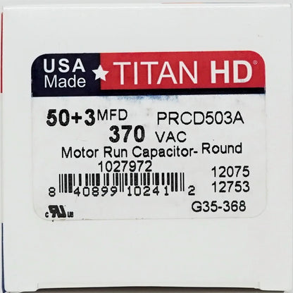 50/3 MFD Dual Capacitor for TitanHD PRCD503A (American-Made)