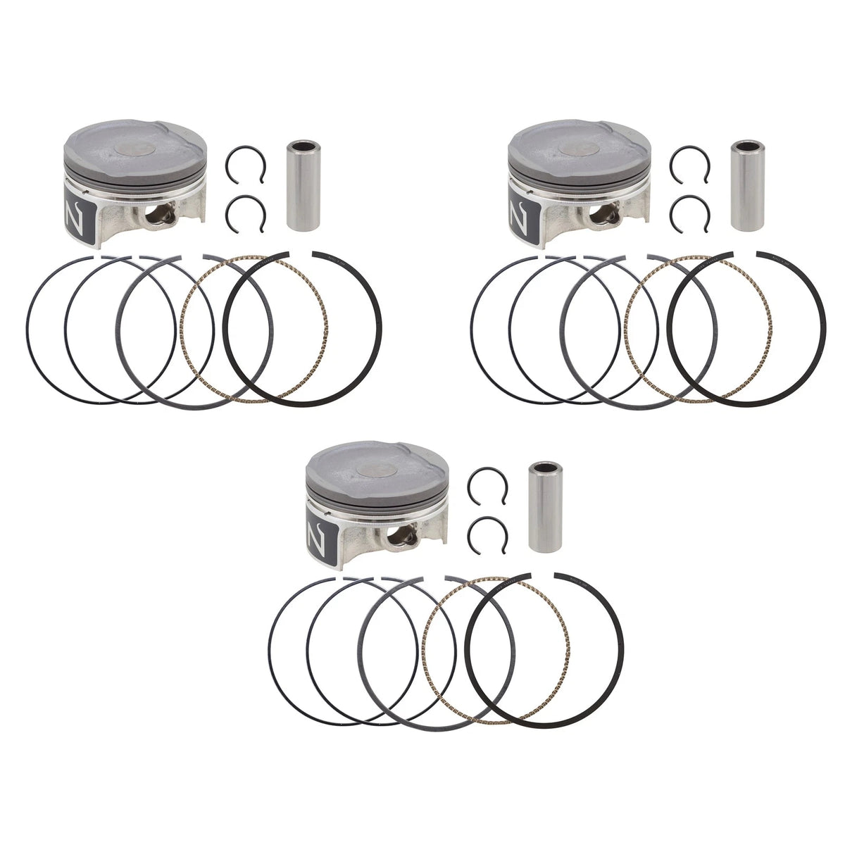 3 Namura Standard Bore Piston Kits for Sea-Doo 900 ACE (2014–2024) NW-10011