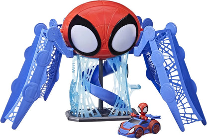 Web-Quarters Playset for Spidey and His Amazing Friends with Lights and Sounds