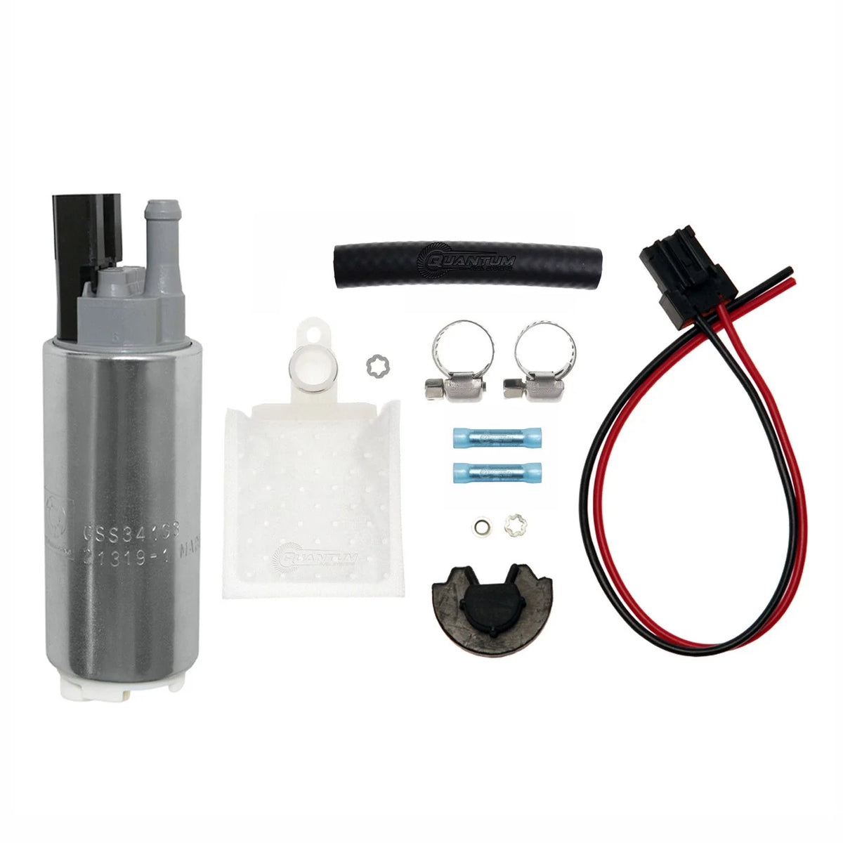 Walbro/TI Fuel Pump 255LPH for Ford Probe Mazda MX-6 (1988–1992) +QFS Kit